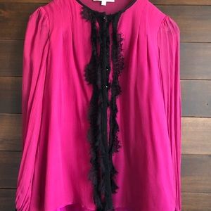 ✨HOT!!! Fuchsia Nanette Lepore shirt ✨